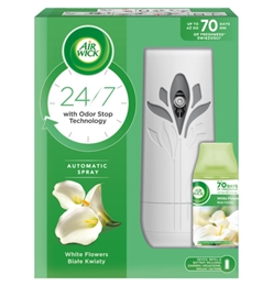 AIR WICK FRESHMATIC KOMPLET BIAŁE KWIATY